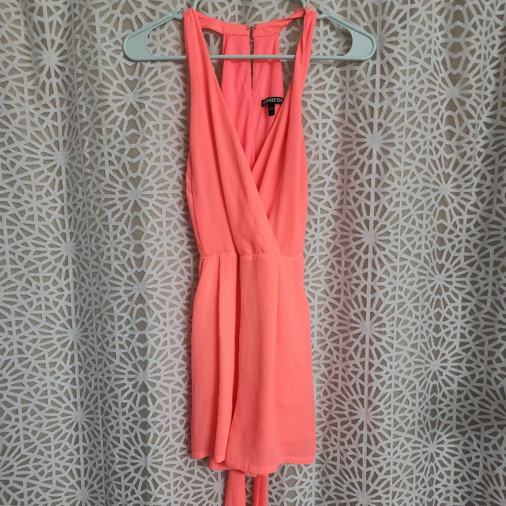 Shorts Jumpsuit hot pink